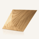 View of diamond wooden panel