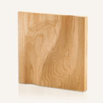 View of impressions wooden panel