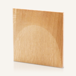 View of arch wooden panel