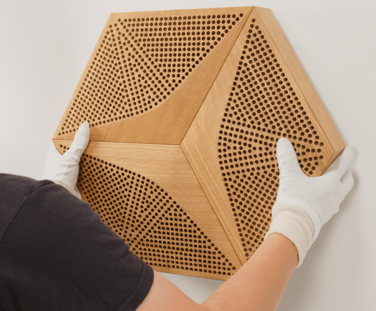 Step-by-step acoustic panel installation for interior walls