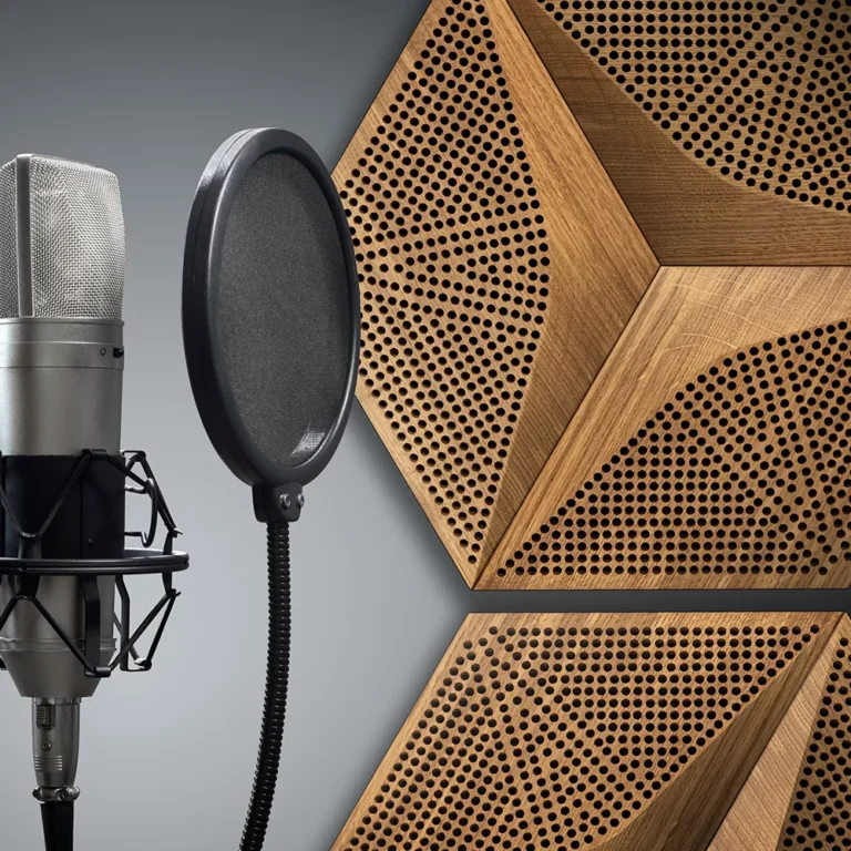 Soundproof panels for walls installed to reduce noise and enhance privacy in shared spaces.