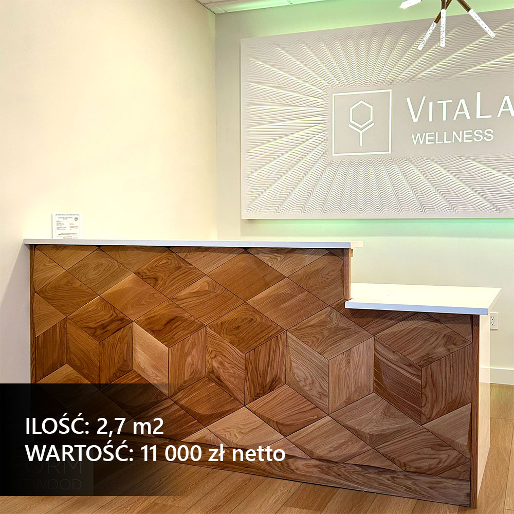 Dekoracja ściany 3D w salonie