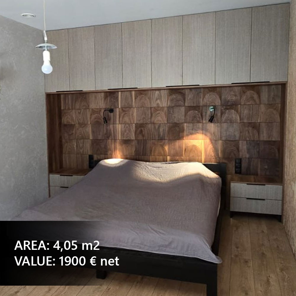 Luxus 3D Wandpaneele im Hauptschlafzimmer