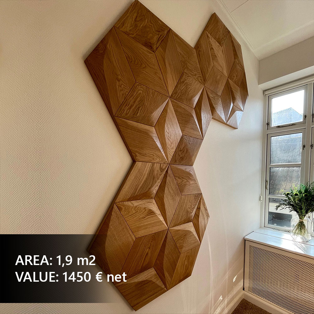 Modern 3D wall panels for unique wall decoration