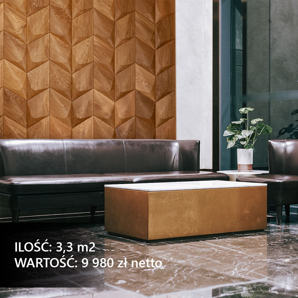 Dekoracyjne panele ścienne w salonie glamour