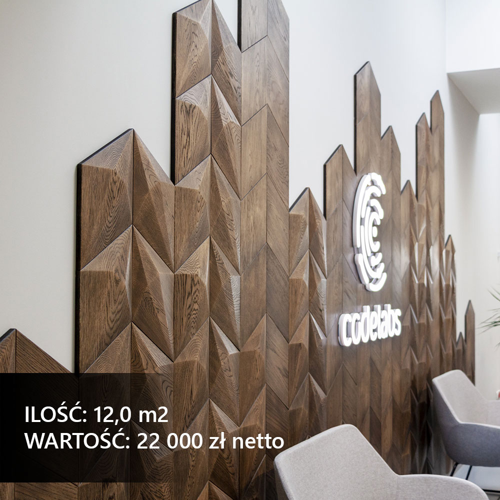 Dekoracyjne panele ścienne 3D – detal